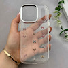 قاب گوشی iPhone 17 Pro آیفون رزینی برجسته اکلیلی Luxury لنز کرومی فانتزی پاپیونی کد 157447
