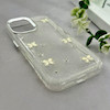 قاب گوشی iPhone 17 آیفون رزینی برجسته اکلیلی Luxury لنز کرومی فانتزی پروانه کد 157451