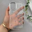 قاب گوشی iPhone 17 آیفون رزینی برجسته اکلیلی Luxury لنز کرومی فانتزی پروانه کد 157452