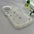 قاب گوشی iPhone 17 آیفون رزینی برجسته اکلیلی Luxury لنز کرومی فانتزی پاپیونی کد 157454