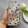 قاب گوشی Galaxy A05 سامسونگ اکلیلی شفاف لاکچری محافظ لنزدار طرح گل کد 160621