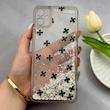 قاب گوشی Galaxy A05 سامسونگ اکلیلی شفاف لاکچری محافظ لنزدار طرح گل کد 160621