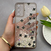قاب گوشی Galaxy A05S سامسونگ اکلیلی شفاف لاکچری محافظ لنزدار طرح گل کد 160628