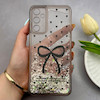 قاب گوشی Galaxy A05S سامسونگ اکلیلی شفاف لاکچری محافظ لنزدار طرح پاپیون کد 160631
