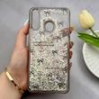 قاب گوشی Galaxy A20S سامسونگ اکلیلی شفاف لاکچری محافظ لنزدار طرح پاپیون کد 160644
