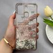 قاب گوشی Galaxy A21S سامسونگ اکلیلی شفاف لاکچری محافظ لنزدار طرح پاپیون کد 160645