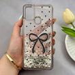 قاب گوشی Galaxy A21S سامسونگ اکلیلی شفاف لاکچری محافظ لنزدار طرح پاپیون کد 160646