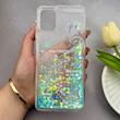 قاب گوشی Galaxy A06 سامسونگ اکلیلی شفاف لاکچری محافظ لنزدار طرح پروانه کد 160655