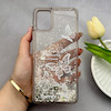 قاب گوشی Galaxy A06 سامسونگ اکلیلی شفاف لاکچری محافظ لنزدار طرح پروانه کد 160656