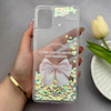 قاب گوشی Galaxy A06 سامسونگ اکلیلی شفاف لاکچری محافظ لنزدار طرح پاپیون کد 160661