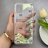 قاب گوشی Galaxy A06 سامسونگ اکلیلی شفاف لاکچری محافظ لنزدار طرح پاپیون کد 160662
