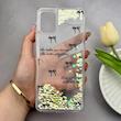 قاب گوشی Galaxy A06 سامسونگ اکلیلی شفاف لاکچری محافظ لنزدار طرح پاپیون کد 160662