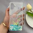 قاب گوشی Galaxy A07 سامسونگ اکلیلی شفاف لاکچری محافظ لنزدار طرح پروانه کد 160673