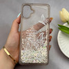 قاب گوشی Galaxy A07 سامسونگ اکلیلی شفاف لاکچری محافظ لنزدار طرح پروانه کد 160674