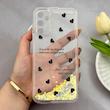 قاب گوشی Galaxy A14 سامسونگ اکلیلی شفاف لاکچری محافظ لنزدار طرح قلب کد 160677