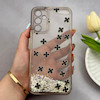 قاب گوشی Galaxy A14 سامسونگ اکلیلی شفاف لاکچری محافظ لنزدار طرح گل کد 160680