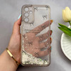 قاب گوشی Galaxy A14 سامسونگ اکلیلی شفاف لاکچری محافظ لنزدار طرح پاپیون کد 160681