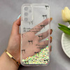 قاب گوشی Galaxy A14 سامسونگ اکلیلی شفاف لاکچری محافظ لنزدار طرح پاپیون کد 160683