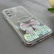 قاب گوشی Galaxy A15 سامسونگ اکلیلی شفاف لاکچری محافظ لنزدار طرح پاپیون کد 160688