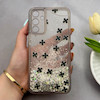 قاب گوشی Galaxy A15 سامسونگ اکلیلی شفاف لاکچری محافظ لنزدار طرح گل کد 160689