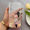 قاب گوشی Galaxy A15 سامسونگ اکلیلی شفاف لاکچری محافظ لنزدار طرح دخترونه کد 160692