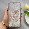 قاب گوشی Galaxy A17 سامسونگ اکلیلی شفاف لاکچری محافظ لنزدار طرح پروانه کد 160695