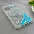 قاب گوشی Galaxy A17 سامسونگ اکلیلی شفاف لاکچری محافظ لنزدار طرح پروانه کد 160696