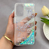قاب گوشی Galaxy A17 سامسونگ اکلیلی شفاف لاکچری محافظ لنزدار طرح پروانه کد 160696