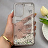 قاب گوشی Galaxy A17 سامسونگ اکلیلی شفاف لاکچری محافظ لنزدار طرح پاپیون کد 160701