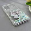 قاب گوشی Galaxy A17 سامسونگ اکلیلی شفاف لاکچری محافظ لنزدار طرح پاپیون کد 160704
