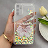 قاب گوشی Galaxy A24 سامسونگ اکلیلی شفاف لاکچری محافظ لنزدار طرح پاپیون کد 160705