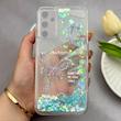قاب گوشی Galaxy A24 سامسونگ اکلیلی شفاف لاکچری محافظ لنزدار طرح پروانه کد 160713