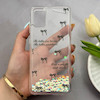 قاب گوشی Galaxy A31 سامسونگ اکلیلی شفاف لاکچری محافظ لنزدار طرح پاپیون کد 160726