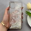 قاب گوشی Galaxy A31 سامسونگ اکلیلی شفاف لاکچری محافظ لنزدار طرح پروانه کد 160734
