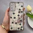 قاب گوشی Galaxy A34 سامسونگ اکلیلی شفاف لاکچری محافظ لنزدار طرح گل کد 160736