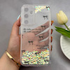 قاب گوشی Galaxy A35 سامسونگ اکلیلی شفاف لاکچری محافظ لنزدار طرح پاپیون کد 160745