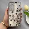 قاب گوشی Galaxy A35 سامسونگ اکلیلی شفاف لاکچری محافظ لنزدار طرح گل کد 160748