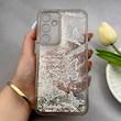 قاب گوشی Galaxy A35 سامسونگ اکلیلی شفاف لاکچری محافظ لنزدار طرح پروانه کد 160753