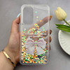 قاب گوشی Galaxy A36 سامسونگ اکلیلی شفاف لاکچری محافظ لنزدار طرح پاپیون کد 160763