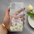 قاب گوشی Galaxy A51 سامسونگ اکلیلی شفاف لاکچری محافظ لنزدار طرح پاپیون کد 160766