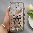 قاب گوشی Galaxy A51 سامسونگ اکلیلی شفاف لاکچری محافظ لنزدار طرح پاپیون کد 160767