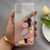قاب گوشی Galaxy A51 سامسونگ اکلیلی شفاف لاکچری محافظ لنزدار طرح دخترونه کد 160769