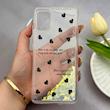 قاب گوشی Galaxy A51 سامسونگ اکلیلی شفاف لاکچری محافظ لنزدار طرح قلب کد 160770
