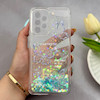 قاب گوشی Galaxy A53 سامسونگ اکلیلی شفاف لاکچری محافظ لنزدار طرح پروانه کد 160775