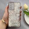 قاب گوشی Galaxy A53 سامسونگ اکلیلی شفاف لاکچری محافظ لنزدار طرح پروانه کد 160776