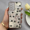 قاب گوشی Galaxy A53 سامسونگ اکلیلی شفاف لاکچری محافظ لنزدار طرح گل کد 160777