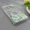 قاب گوشی Galaxy A53 سامسونگ اکلیلی شفاف لاکچری محافظ لنزدار طرح پاپیون کد 160783