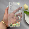قاب گوشی Galaxy A54 سامسونگ اکلیلی شفاف لاکچری محافظ لنزدار طرح پاپیون کد 160786