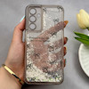 قاب گوشی Galaxy A54 سامسونگ اکلیلی شفاف لاکچری محافظ لنزدار طرح پاپیون کد 160788