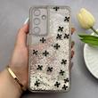 قاب گوشی Galaxy A55 سامسونگ اکلیلی شفاف لاکچری محافظ لنزدار طرح گل کد 160797